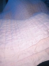 Colcha King West Elm European linho linework rosa e 2 fronhas de linho paraquedas comprar usado  Enviando para Brazil