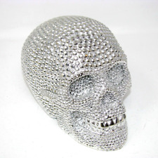 Silvery studded skull for sale  Buckley