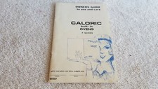 Guia manual do proprietário fornos calóricos embutidos série P folheto de instruções vintage comprar usado  Enviando para Brazil