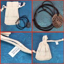 Juego de Tronos Targaryen Colgante Collar Cadena Dije Olga Ganoudis 2011 Nuevo segunda mano  Embacar hacia Mexico