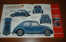 Usado, 1956 VW CUSTOM BEETLE ORIGINAL IMP BROCHURA 45 50 55 56 60 65 78 VOLKSWAGEN BUG comprar usado  Enviando para Brazil