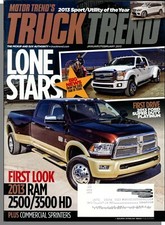 Usado, Truck Trend - 2013, January - Dodge Ram 2500/3500 HD, GMC's Centenial     comprar usado  Enviando para Brazil
