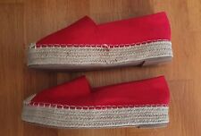 Mules compensées rouge d'occasion  Lizy-sur-Ourcq