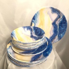 Piece melamine dinnerware for sale  Bangor