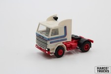 Herpa Scania 142 V8 Zugmaschine weiß/blau/rot 1:87 /H24318, usado comprar usado  Enviando para Brazil