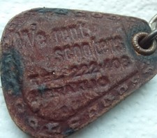 Vintage keyring brown for sale  RAMSGATE