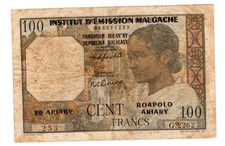 Malgache madagascar billet d'occasion  Paris I