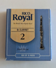  RICO ROYAL E PALHETAS DE CLARINETE PLANAS 10 peças Força #2 CORTE DE ARQUIVO FRANCÊS - Caixa Aberta comprar usado  Enviando para Brazil