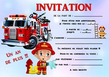 Cartes invitation anniversaire d'occasion  Lapalud