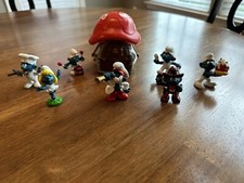 Smurfs village vintage d'occasion  Expédié en Belgium