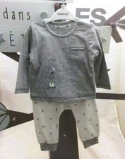 Pyjama pièces gris d'occasion  Craponne