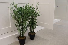 Pair faux green for sale  FARNHAM