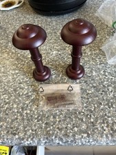 Pair wooden holdbacks for sale  BECCLES