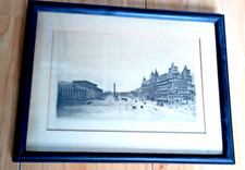 Antique signed etching for sale  MEXBOROUGH