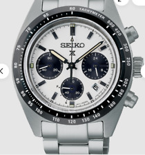 Seiko SSC813 Prospex mostrador branco temporizador relógio solar 100m caixa etiquetas papéis, usado comprar usado  Enviando para Brazil
