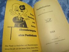Postleitzahlen ausgabe 1964 gebraucht kaufen  Isernhagen