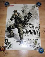 Metal Gear Solid 3 Snake Eater Promo Poster 84 x 60cm Playstation 2 PS2 RARE ! na sprzedaż  PL