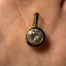 Pendentif imitation diamant d'occasion  Andernos-les-Bains