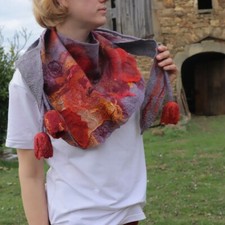 Echarp bohéme laine d'occasion  La Salvetat-Peyralès