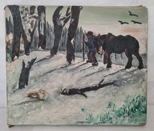 Tableau expressionniste daté d'occasion  Besançon