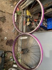 Purple bmx wheels for sale  RUGBY