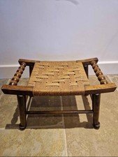 Antique oak footstool for sale  DARLINGTON