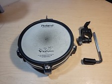 Roland PD-85 Bk (sujo) cabeça de malha tom / tarola com braçadeira e haste L - Pd 85 8 #2Y5 comprar usado  Enviando para Brazil