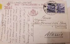 Cavalleria cartolina autografa usato  Lucca