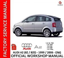 AUDI A2 - 1999/2006 WORKSHOP MANUAL / REPAIR SERVICE / WIRING DIAGRAMS - ENG na sprzedaż  Wysyłka do Poland