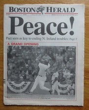 Boston herald 1998 for sale  Methuen
