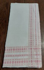 Antique linen tablecloth d'occasion  Expédié en Belgium