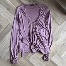 Blusa de arquivo drapeada de seda Alexander McQueen FW06 The Widows of Culloden comprar usado  Enviando para Brazil