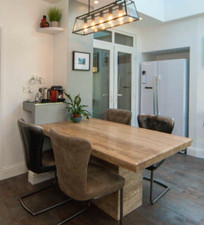 Dining table travertine for sale  BIRMINGHAM
