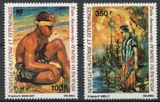 Nowa Kaledonia 1983 : Sztuka -Dobry zestaw znaczków poczty lotniczej VF MNH. Wartość katalogowa : 16,60€ na sprzedaż  Wysyłka do Poland