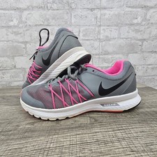 Tênis de corrida Nike Air Relentless 6 843882-002 feminino tamanho 9 cinza rosa comprar usado  Enviando para Brazil