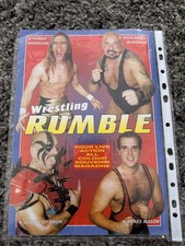 Wrestling rumble programme for sale  SOUTHEND-ON-SEA