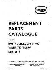 Triumph parts manual for sale  Lexington