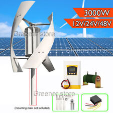 3000W 12V 24V 48V Asse verticale Turbina eolica Generatore Inverter Controller, usado comprar usado  Enviando para Brazil