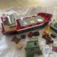 Playmobil cargo ship.conlines for sale  Los Angeles