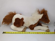 Breyer Cavalo de Pelúcia Animal Creations 2003 Skewbald Appaloosa Marrom Branco Grande comprar usado  Enviando para Brazil
