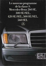 Catalogue brochure mercedes d'occasion  Palaiseau