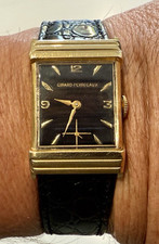 Girard Perregaux relógio de vento manual de ouro maciço, período Art Deco (década de 1940) comprar usado  Enviando para Brazil