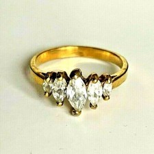 Bague cocktail doré d'occasion Bague cocktail doré d'occasion  Paris XV