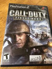 Call Of Duty: Finest Hour (Sony PlayStation 2, 2004) - Somente Caixa E Manual Não Gam, usado comprar usado  Enviando para Brazil