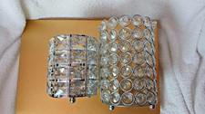 Crystal pillar votive for sale  LEICESTER