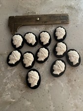 Vintage 25x18mm black for sale  North Providence
