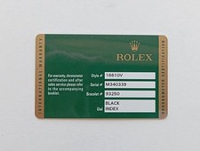 Rolex guarantee warranty usato  Corropoli
