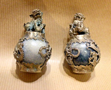 Pair jade carvings for sale  PRESTATYN