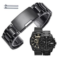 Pulseira de relógio de substituição de metal compatível com Diesel Mega Chief DZ4318 DZ4485 DZ4338 DZ4323 comprar usado  Enviando para Brazil