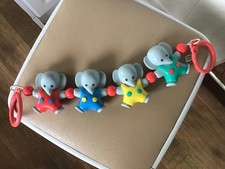 Vintage rattle elephants for sale  COVENTRY